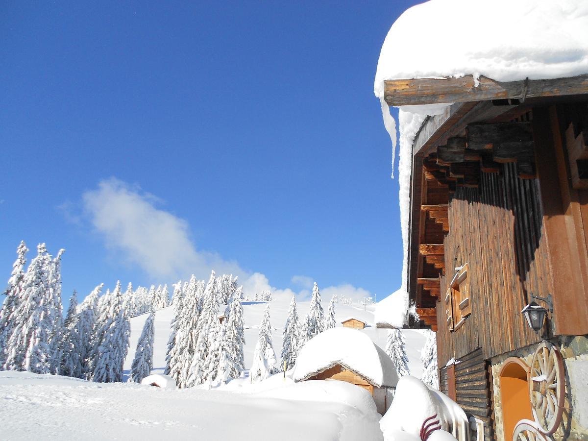 La Vieille Ferme Hotel Manigod Bagian luar foto